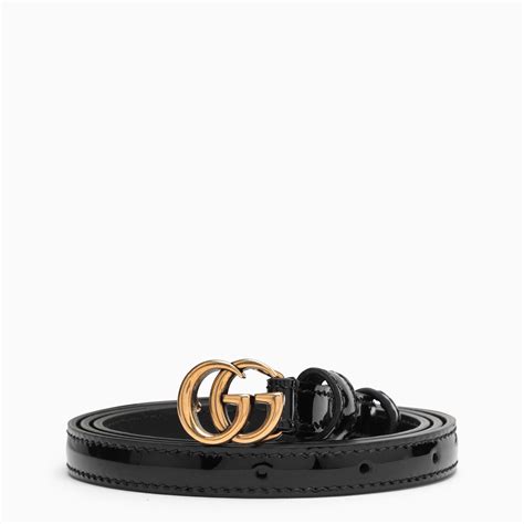 gucci cintura nera|cintura gucci sottile.